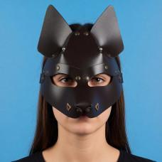 Маска БДСМ, Wolf коричневый Маска БДСМ, Wolf коричневый