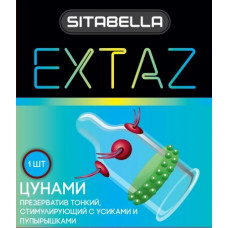 Презерватив Презерватив Extaz "Цунами" с усиками и пупырышками