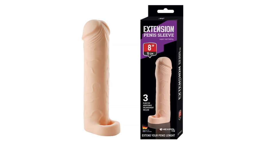 Насадка-удлинитель Extension sleeve, d 48мм, L-19см, с тремя втулками